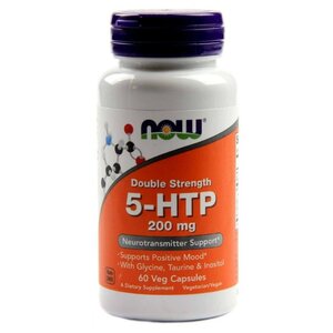 Аминокислота NOW 5-HTP 200 mg (60 капсул) (фото modal nav 1)