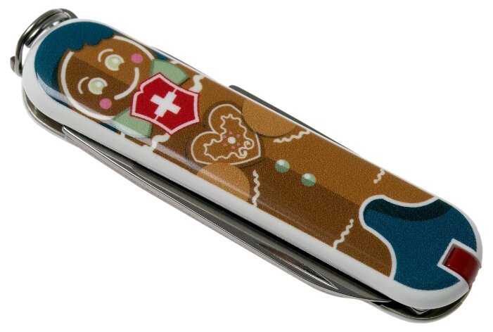 Нож многофункциональный VICTORINOX Classic LE 2019 Gingerbread Love (7 функций) с чехлом (фото modal 5)