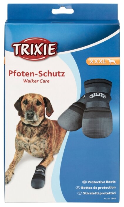 Ботинки для собак TRIXIE Walker Care Protective, 2 шт XXXL (фото modal 3)