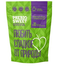 PREBIO SWEET подсластитель Stevia с пребиотиками порошок (фото modal nav 1)