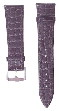 GSMIN Кожаный ремешок Crocodile Leather для Samsung Gear S3 Frontier/Classic/Galaxy Watch (46 mm) (фото modal 2)