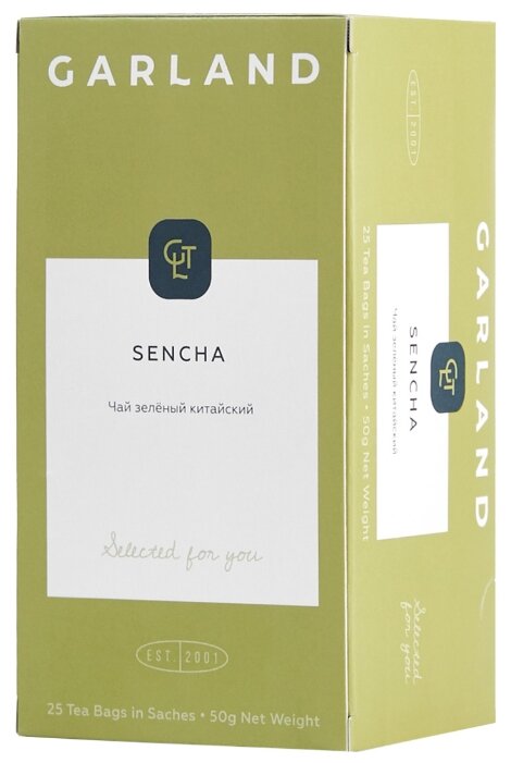 Чай зеленый Garland Sencha в пакетиках (фото modal 1)