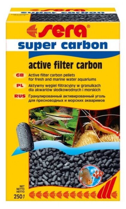 Наполнитель Sera Super Carbon 250 г (фото modal 2)