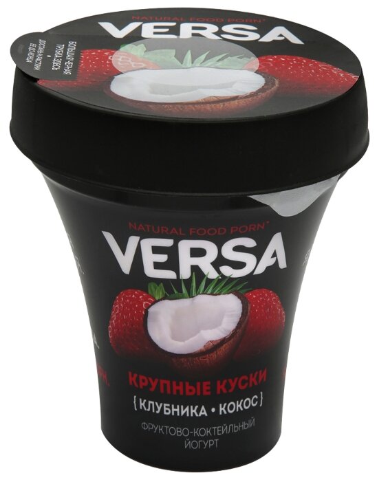 Питьевой йогурт Versa клубника-кокос 3.9%, 235 г (фото modal 1)