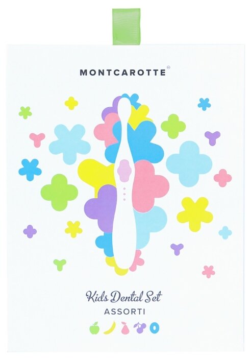 Набор щетка + паста Montcarotte Kids Dental Set Assorti 0+ (фото modal 6)