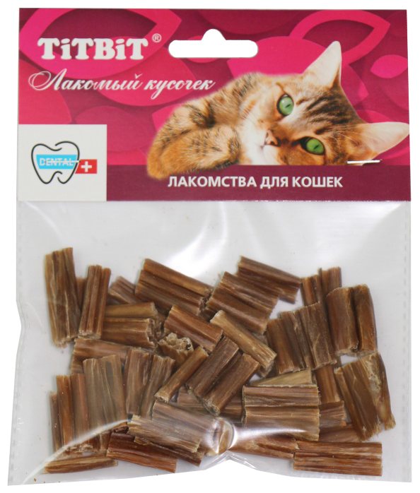 Лакомство для кошек Titbit Кишки говяжьи мини (фото modal 1)