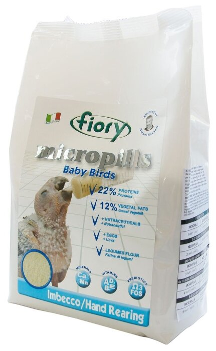 Fiory корм Micropills Baby Birds для птенцов попугаев (фото modal 2)