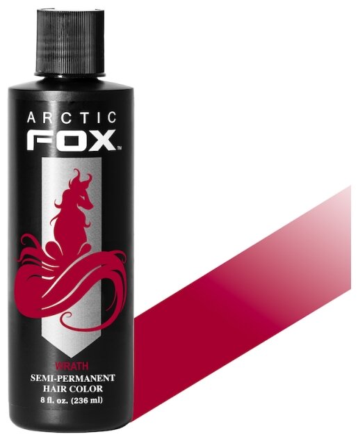 Средство Arctic Fox Semi-Permanent Hair Color Wrath (ярко-красный) (фото modal 1)
