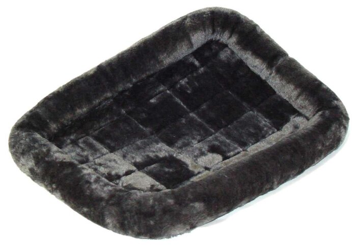 Лежак для кошек, для собак Midwest QuietTime Faux Fur Deluxe Bolster 56х38х8 см (фото modal 3)