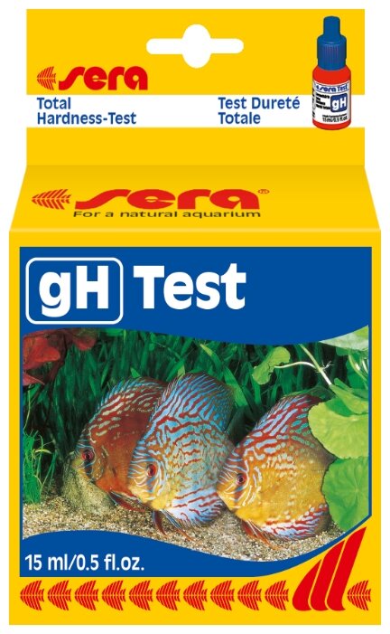 Sera gH-Test тесты для аквариумной воды (фото modal 1)