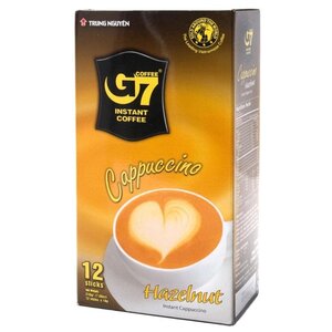 Растворимый кофе Trung Nguyen G7 Cappuccino Hazelnut, в стиках (фото modal nav 1)