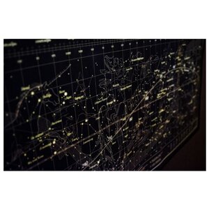 Gift Development Gagarin Map Светящаяся карта звездного неба (11020) (фото modal nav 5)
