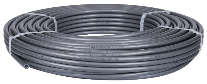 Труба водопроводная STOUT PE-Xa/EVOH универсальная SPX-0001-001622, сшитый полиэтилен, 16мм, 100м (фото modal 1)