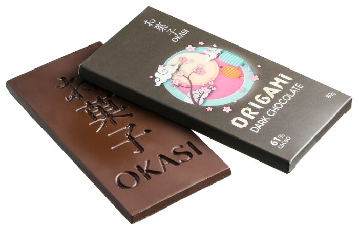 Шоколад Okasi Origami темный (фото modal 1)