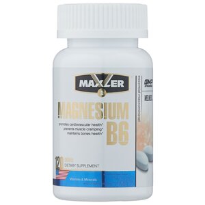 Минерально-витаминный комплекс Maxler Magnesium B6 (120 таблеток) (фото modal nav 1)