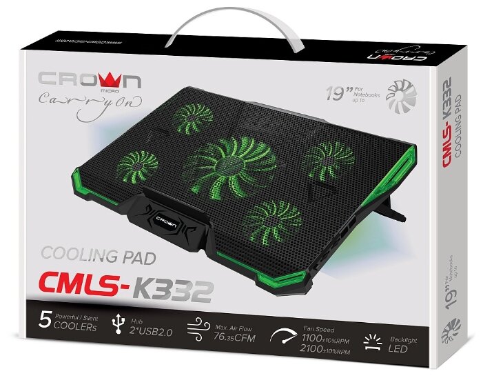 Подставка для ноутбука CROWN MICRO CMLS-K332 (фото modal 6)
