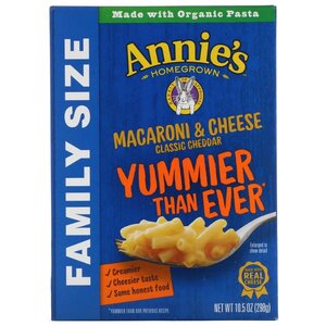 Annie's Макароны Macaroni & Cheese classic cheddar, 298 г (фото modal nav 1)