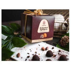 Набор конфет Сибирский кедр Кедровый трюфель из темного шоколада 120 г (фото modal nav 2)
