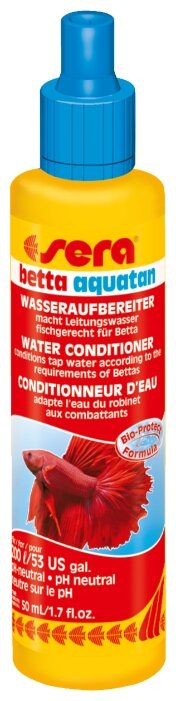 Sera Betta Aquatan средство для подготовки водопроводной воды (фото modal 1)