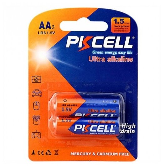 Батарейка PKCELL Ultra Digital Alkaline AA/LR6 (фото modal 1)