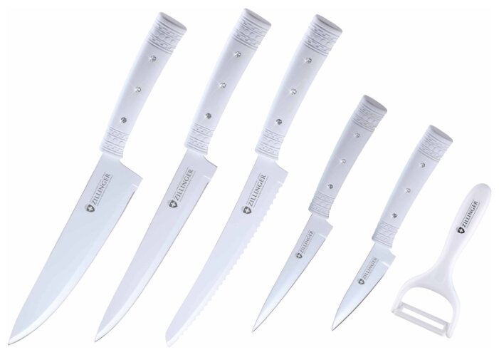 Набор Zillinger 5 ножей и овощечистка ZL-835 (фото modal 2)