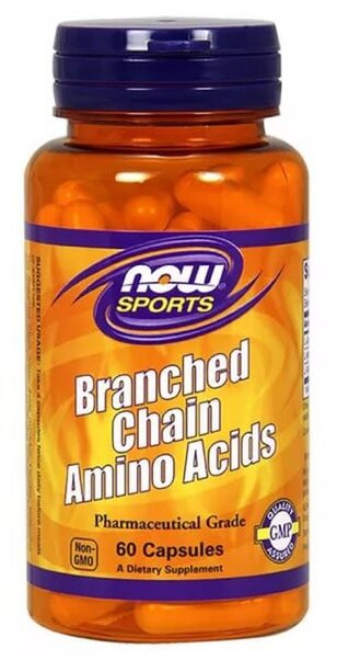 BCAA NOW Branched Chain Amino Acids (60 капсул) (фото modal 1)