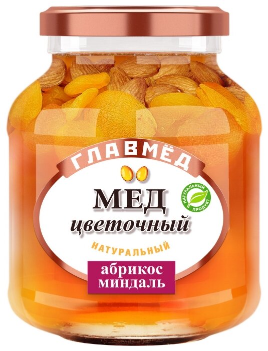 Мед Главмёд с абрикосом и миндалем (фото modal 1)