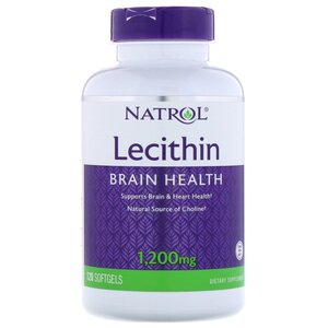Антиоксидант Natrol Lecithin 1200 mg (120 капсул) (фото modal nav 1)