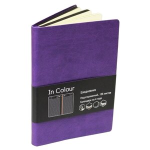 Ежедневник Listoff In Colour недатированный, искусственная кожа, А5, 136 листов (фото modal nav 5)