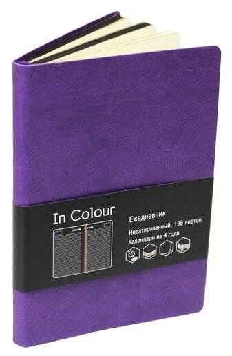 Ежедневник Listoff In Colour недатированный, искусственная кожа, А5, 136 листов (фото modal 5)