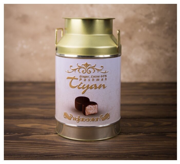 Набор конфет Hajabdollah Tiyan из пашмалы c имбирем в шоколадной глазури и со вкусом горького шоколада 300 г (фото modal 3)