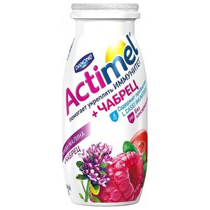 Кисломолочный напиток Actimel клюква-малина-чабрец 2.5%, 100 г (фото modal nav 1)