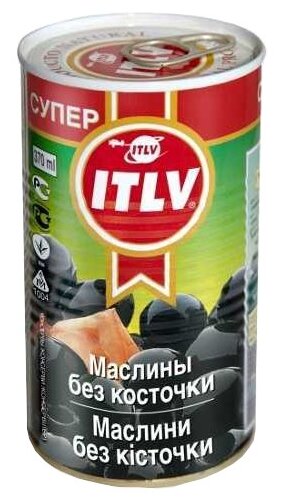 ITLV Маслины Super без косточки в рассоле, жестяная банка 350 г (фото modal 1)