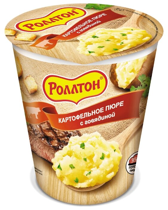 Роллтон Пюре картофельное с говядиной 55 г (фото modal 1)