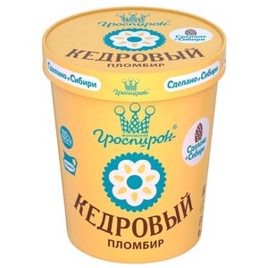 Мороженое Гроспирон пломбир Кедровый 410 г (фото modal nav 1)
