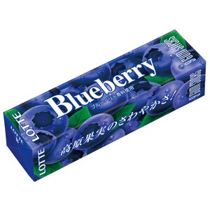 Жевательная резинка Lotte Confectionery Blueberry со вкусом голубики, 26г (фото modal nav 1)