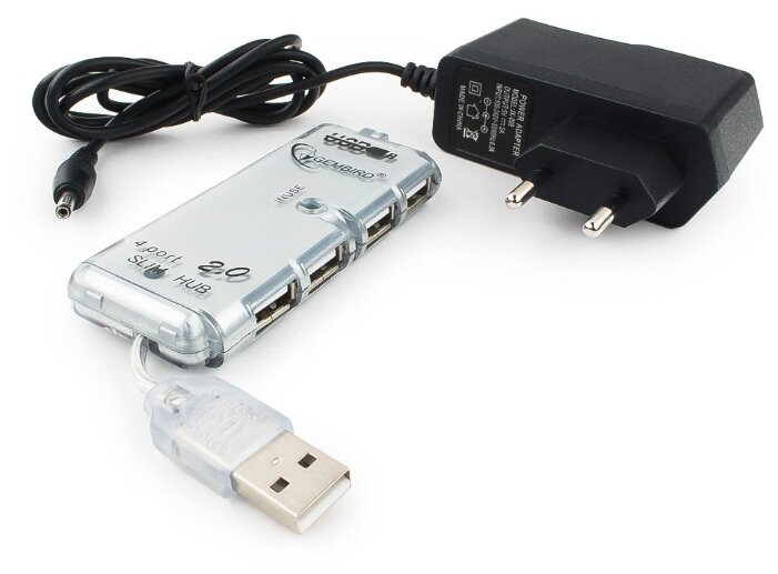 USB-концентратор Gembird UHB-C244, разъемов: 4 (фото modal 3)