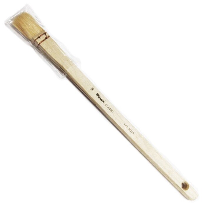 Кисть Pinax Classic, коза №16, флейц, с длинной ручкой (фото modal 2)