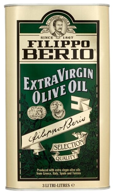 Filippo Berio Масло оливковое Extra Virgin, жестяная банка (фото modal 1)
