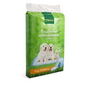 Пеленки для собак впитывающие Triol 30551011 90х60 см (фото modal nav 1)