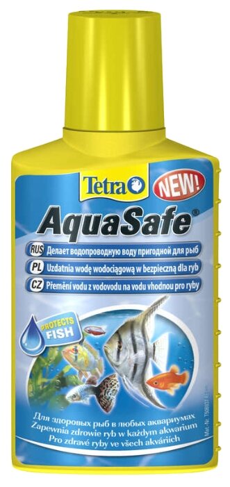 Tetra AquaSafe средство для подготовки водопроводной воды (фото modal 1)