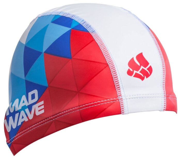Шапочка для плавания MAD WAVE Tricolor (фото modal 1)