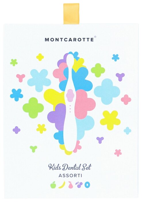 Набор щетка + паста Montcarotte Kids Dental Set Assorti 0+ (фото modal 4)