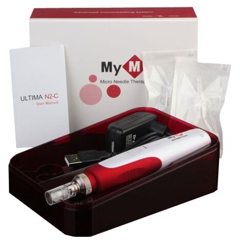 Dr.Pen Аппарат для фракционной мезотерапии DermaPen Ultima N2-C MyM Red (фото modal 3)