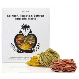Melima Макароны Tagliolini Nests Spinach, Tomato & Saffron, 500 г (фото modal nav 1)