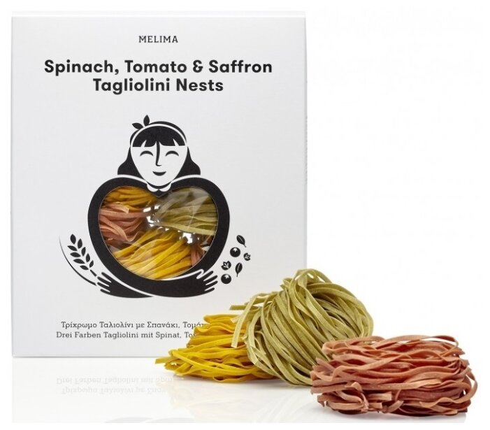 Melima Макароны Tagliolini Nests Spinach, Tomato & Saffron, 500 г (фото modal 1)
