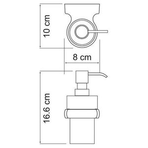 Дозатор для жидкого мыла WasserKRAFT Berkel K-6899 (фото modal nav 3)