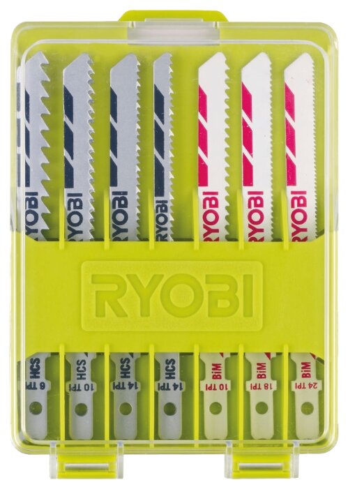 Набор пилок для лобзика RYOBI RAK10JSB 10 шт. (фото modal 2)