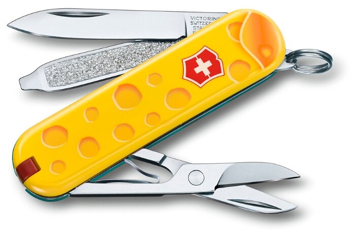 Нож многофункциональный VICTORINOX Classic LE 2019 Alps Cheese (7 функций) с чехлом (фото modal 1)