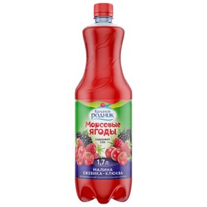 Напиток сокосодержащий Калинов родник Морсовые ягоды Малина-ежевика-клюква, без сахара (фото modal nav 1)